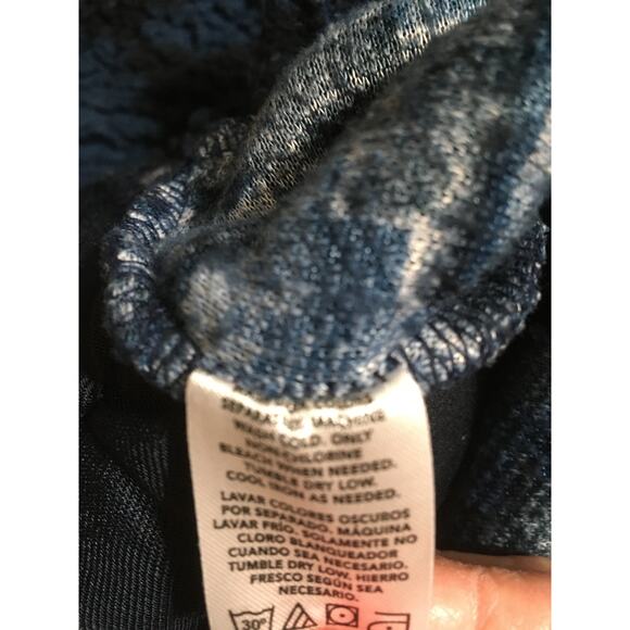 Grizzly Sherpa XXL Two Tone Blue 1/4 Zip Long Sleeve Pullover Sweater Jacket - Picture 9 of 9